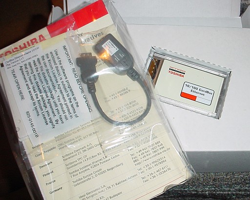 Picture of Toshiba Xircom Fast Ethernet CARDBUS 10/100 Retail PC-Card