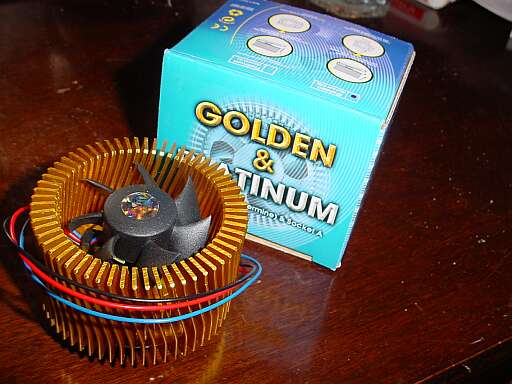 Picture of Fastfame Golden Cooler 533 MHz tot 1100 MHz