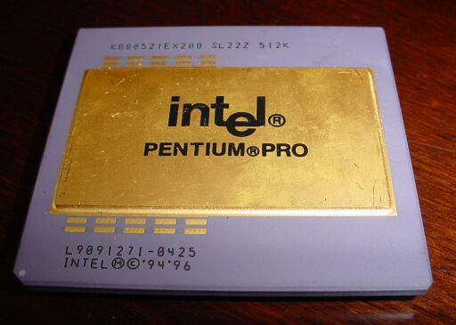Picture of CPU Intel Pentium PRO 200, 512KB Cache, SL22Z