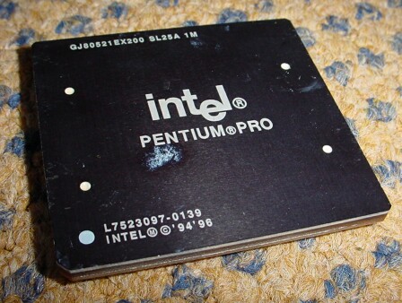 Picture of CPU Intel Pentium PRO 200, 1024 KB Cache