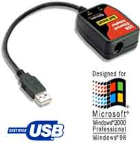 Picture of USB to Ethernet Adapter Silicom U2E (plug and play)